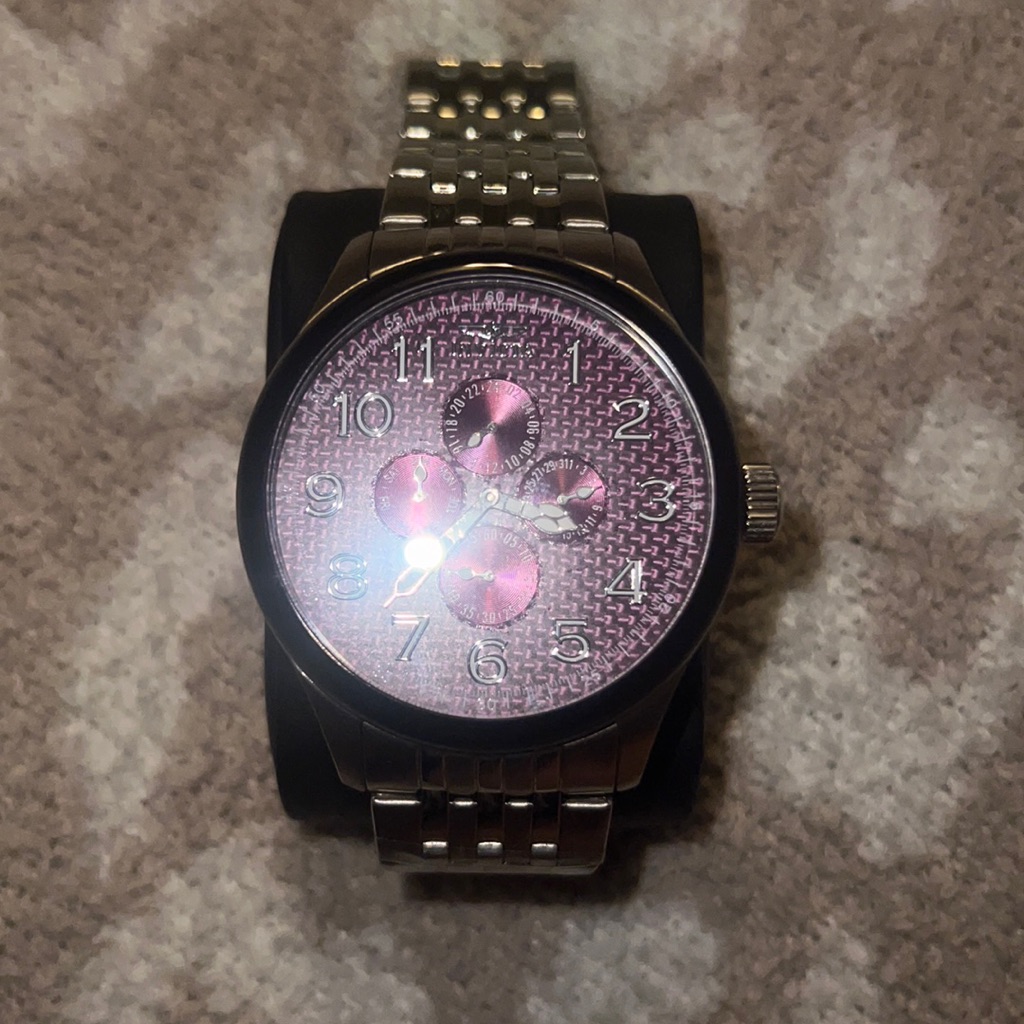 Mens Invicta Wristwatch All Stainless Steel Excellent Condition Mens Invicta Wristwatch All Stainless Steel Excellent Condition